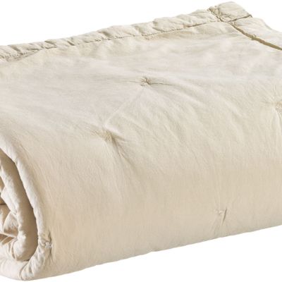Bed linens - Bed Cover Tika Naturel 180 X 260 - MAISON VIVARAISE – SDE VIVARAISE WINKLER