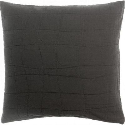 Coussins - Coussin recyclé Titou Carbone 45 x 45 - MAISON VIVARAISE - SDE VIVARAISE WINKLER