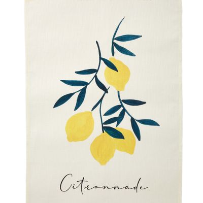 Kitchen linens - Citronade - Métis printed tea towel - COUCKE
