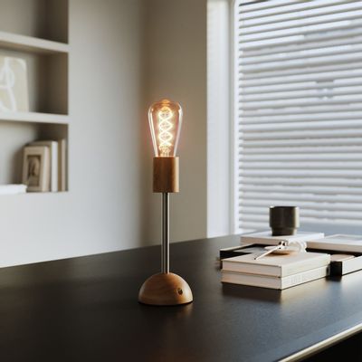 Objets de décoration - Cabless02, lampe portative et rechargeable avec ampoule globo - CREATIVE CABLES