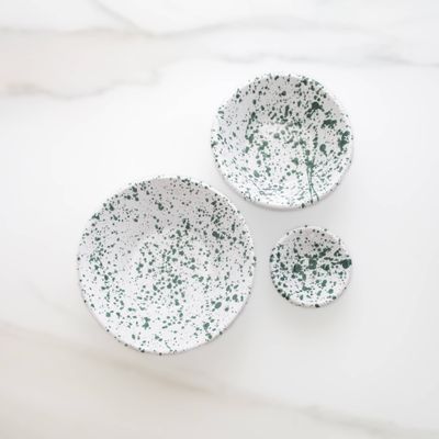 Assiettes de réception - SERVICE DE VAISSELLE EN MAJOLIQUE "LO SCHIZZATO" - MAISON GALA