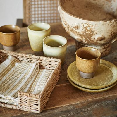 Tea and coffee accessories - Stoneware cup - MADAM STOLTZ