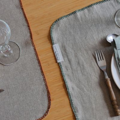 Table linen - PEGASE PLACEMATS - CHARVET EDITIONS