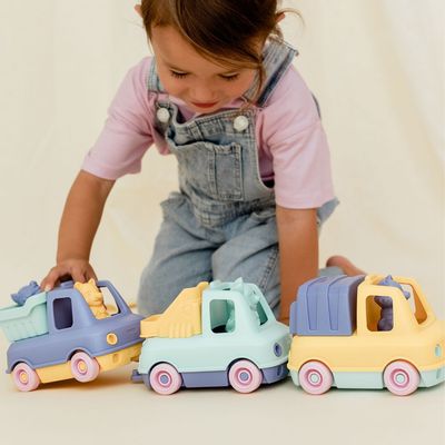 Toys - My first train trucks - Made in France 100% recycled and recyclable plastic - LE JOUET SIMPLE.