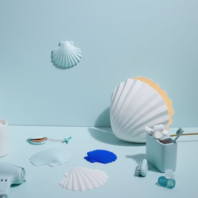 Céramique - MAJORCA (Shell lamp) - MONOCHROMIC CERAMIC