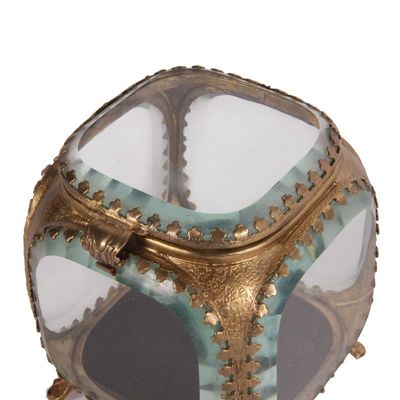 Objets de décoration - Boîte en verre carrée 11 cm - BAROQUE COLLECTION - DUTCH STYLE