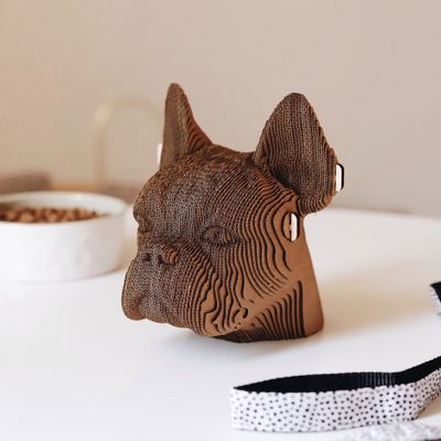 Papeterie bureau - CARTONIC Bulldog 3D-puzzle en carton - CARTONIC
