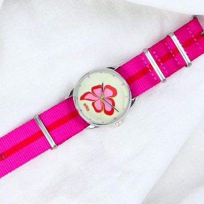 Montres et horlogerie - Montre Pinky Hibiscus eHo - EHO