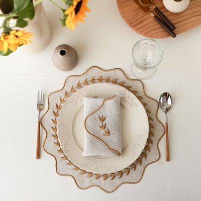 Table linen - Placemats and napkins - KM HOME COLLECTION