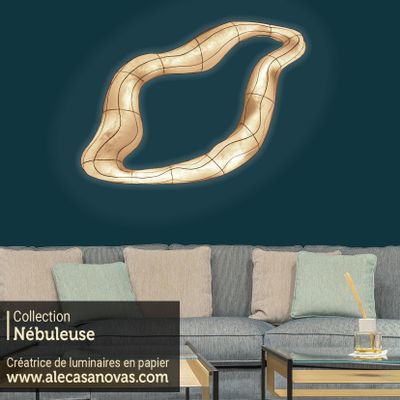 Unique pieces - Nebuleuse Wall Light - ALE CASANOVAS LUMINAIRES EN PAPIER