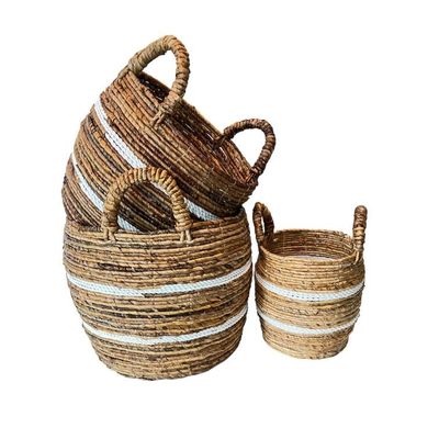 Laundry baskets - Gentong and Abaca GBMS2" basket - BALINAISA