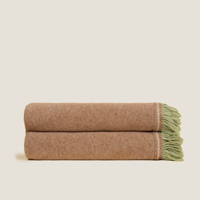 Throw blankets - SOFT BAMBOO WITH FRINGES COLLECTION - SOFT COTTON WITH EMBROIDERY COLLECTION - FRATI HOME