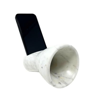 Objets design - Brass - amplificateur passif en marbre pour smartphones - PISTORE MARMI