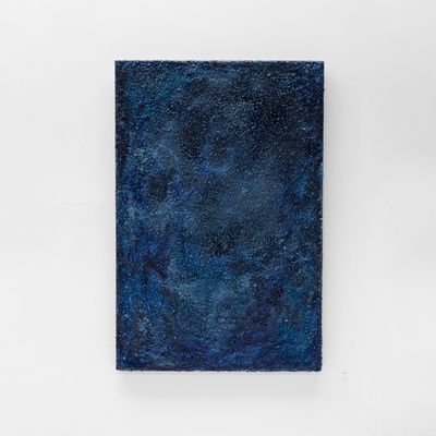 Unique pieces - Canvas - The blue island. - EVA HENDRIKS