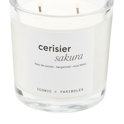 Candles - Sakura Cherry Iconic Candle - FARIBOLES