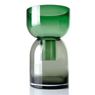 Vases - Flip Vase Green & Gray Medium - CLOUDNOLA