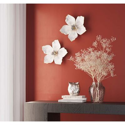 Other wall decoration - Décoration murale Orchid blanc 24x25cm - KARE DESIGN GMBH