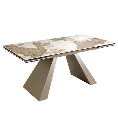 Dining Tables - Rectangular porcelain marble extending dining table - ANGEL CERDÁ