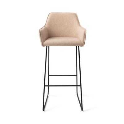 Chairs for hospitalities & contracts - Tabouret de bar Hofu - Wild Walnut Slide noir - JESPER HOME