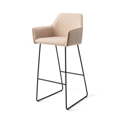 Chaises pour collectivités - Tabouret de bar Hofu - Wild Walnut Slide noir - JESPER HOME