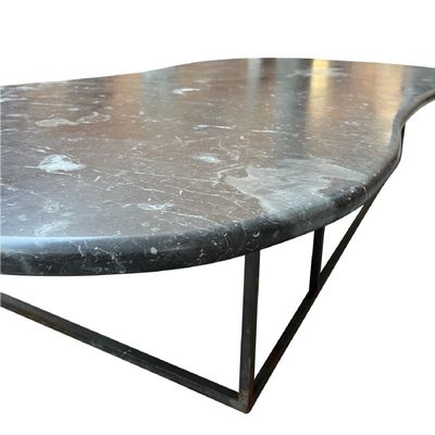 Tables Salle à Manger - Table Hors Ligne Limitée En Marbre Gris - MAISON LEON VAN DEN BOGAERT ANTIQUE FIREPLACES AND RECLAIMED DECORATIVE ELEMENTS