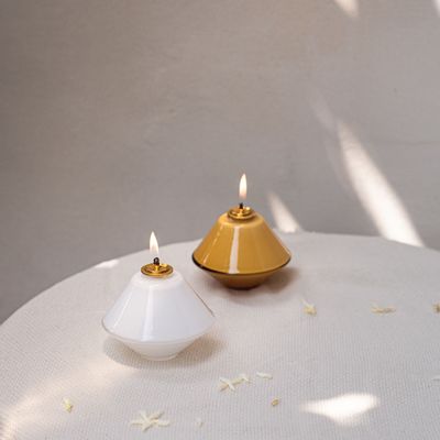Candlesticks and candle holders - AKI MUSTARD - AKI
