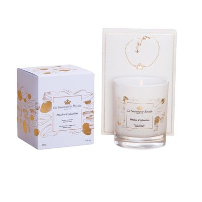 Candles - ROSEHIP PETAL CANDLE+BRACELET - LA SAVONNERIE ROYALE