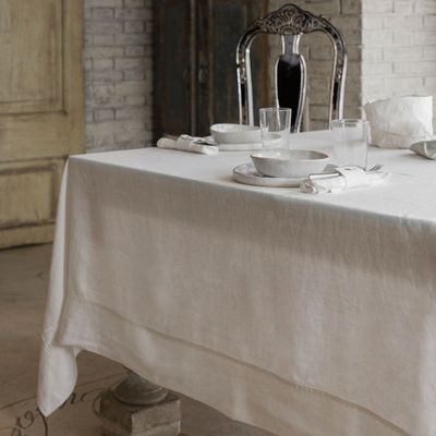 Linge de table textile - Nappe en lin - ARTE PURA  DANIELA DALLAVALLE