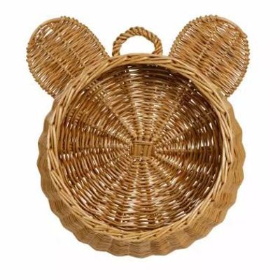 Decorative objects - kids toys storage wicker basket - PANAPUFA