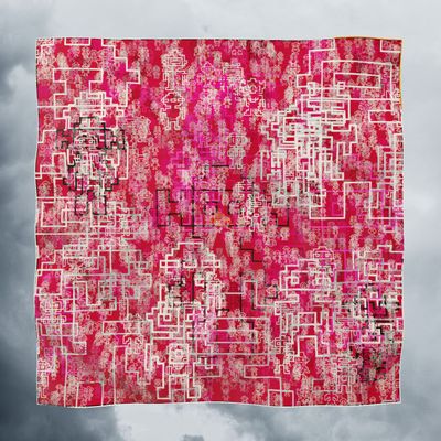 Scarves - Silk-Bots customizable silk squares. - NEYMO PARIS