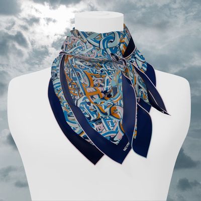 Gifts - Pop-Chain customizable silk twill squares - NEYMO PARIS