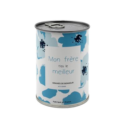 Cadeaux - Kit à semer "Mon frère t'es le meilleur" - MAUVAISES GRAINES