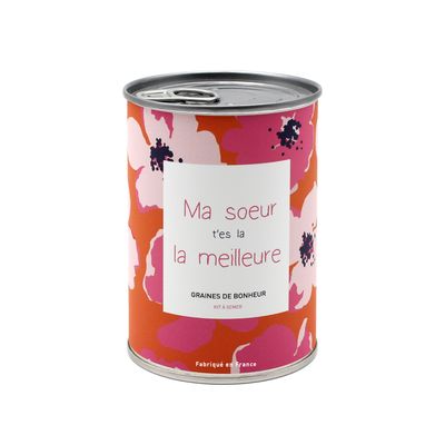 Gifts - Sowing kit\" My sister you are the best\ " - MAUVAISES GRAINES