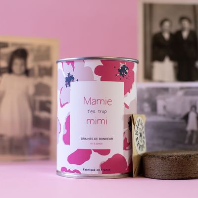 Gifts - Sowing kit\" Mamie t'es trop mimi\ " - MAUVAISES GRAINES