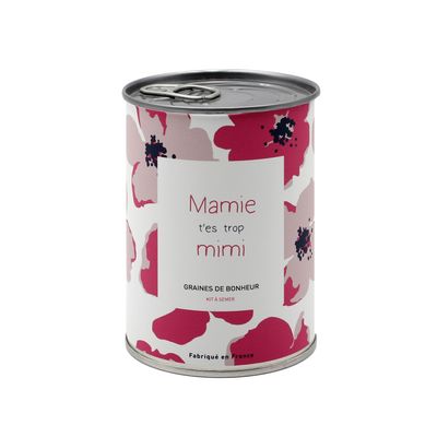 Cadeaux - Kit à semer "Mamie t'es trop mimi" - MAUVAISES GRAINES