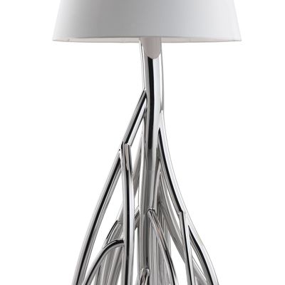 Floor lamps - Floor lamp 'Mangrovia Classic' whit linen lamp shade - ATELIER BARBERINI & GUNNELL