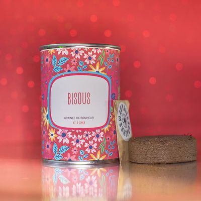 Cadeaux - Kit à semer « Bisou » fabriqué en France - MAUVAISES GRAINES
