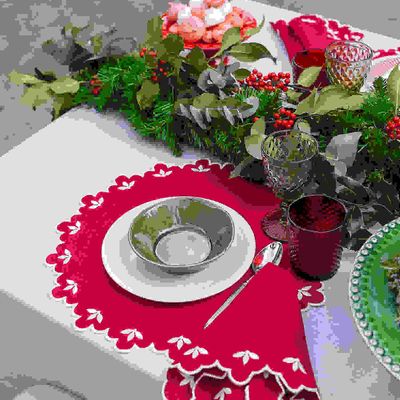 Linge de table textile - Set de table Meia Flor - MARIAIDA HOME