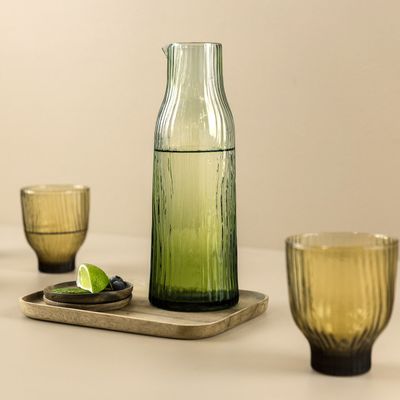 Glass - Amnis Glassware (green, smoked grey, bronze, rosy) - KINTA