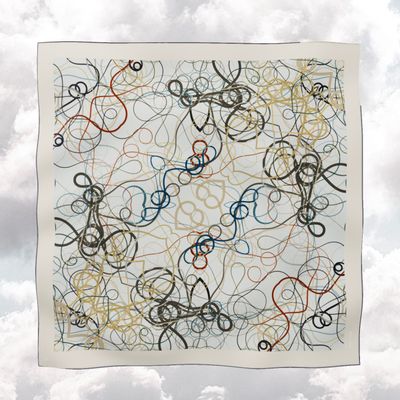 Scarves - Customizable silk twill squares - Whiplash - NEYMO PARIS