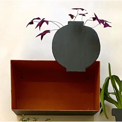 Other wall decoration - Natural slate planter to put on, Ombre Chinoise 2, - LE TRÈFLE BLEU