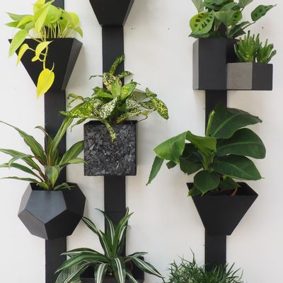 Jardinières - Totem sculpture en ardoise naturelle, H 180cm, L'Arbre Voyageur  n° 2 - ARDOISE DESIGN