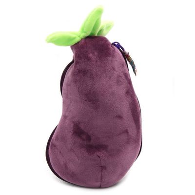 Soft toy - Flipetz - Elephant Aubergine Velvet - FLIPETZ