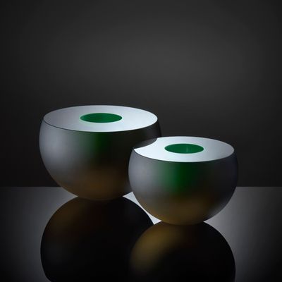 Verre d'art - DOUBLE BUBBLE Art Glass - ANNA TORFS OBJECTS