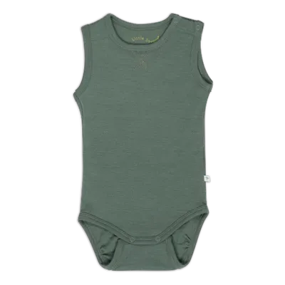 Vêtements enfants - Body with no sleeves - 100% merino wool - LITTLE SAVAGE