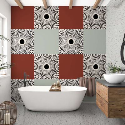 Wall panels - Mosaïque brune - ERIC&MUZY