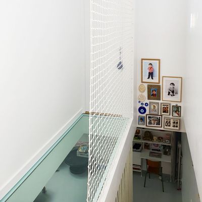 Equipements espace extérieur - Filet vertical Garde-corps ou rembarde d'escalier - LOFTNETS