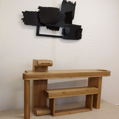 Consoles - Console grande rustique. - THIERRY LAUDREN