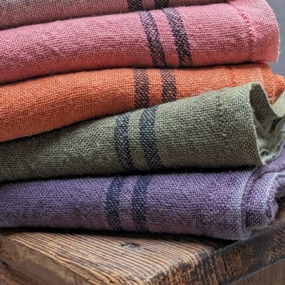 Kitchen linens - COUNTRY TEA TOWELS NEW COLORS - CHARVET EDITIONS