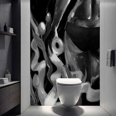 Papiers peints - Galerie WC NOIR - ERIC&MUZY